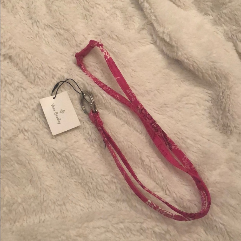 Vera Bradley Pink Lanyard